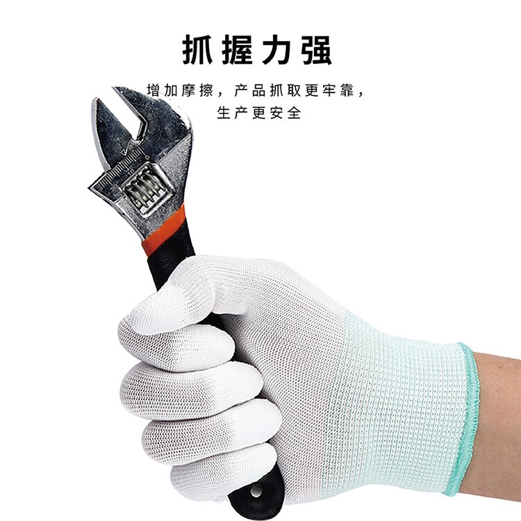 100 pairs Antistatische Handschoenen Anti Statische ESD Elektronische Werkhandschoenen pu gecoat vinger PC Antislip voor Vinger Bescherming