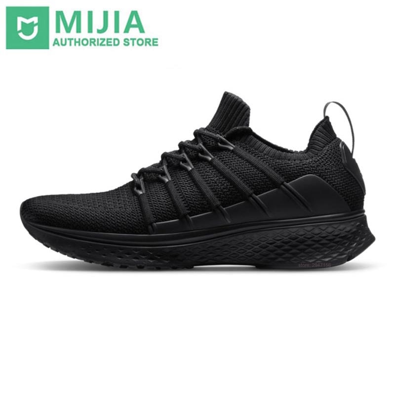 Original Xiaomi Mijia Shoes Sneaker 2 Sports Running breathable Uni-moulding Techinique Elastic Knitting Vamp for Men Outdoor