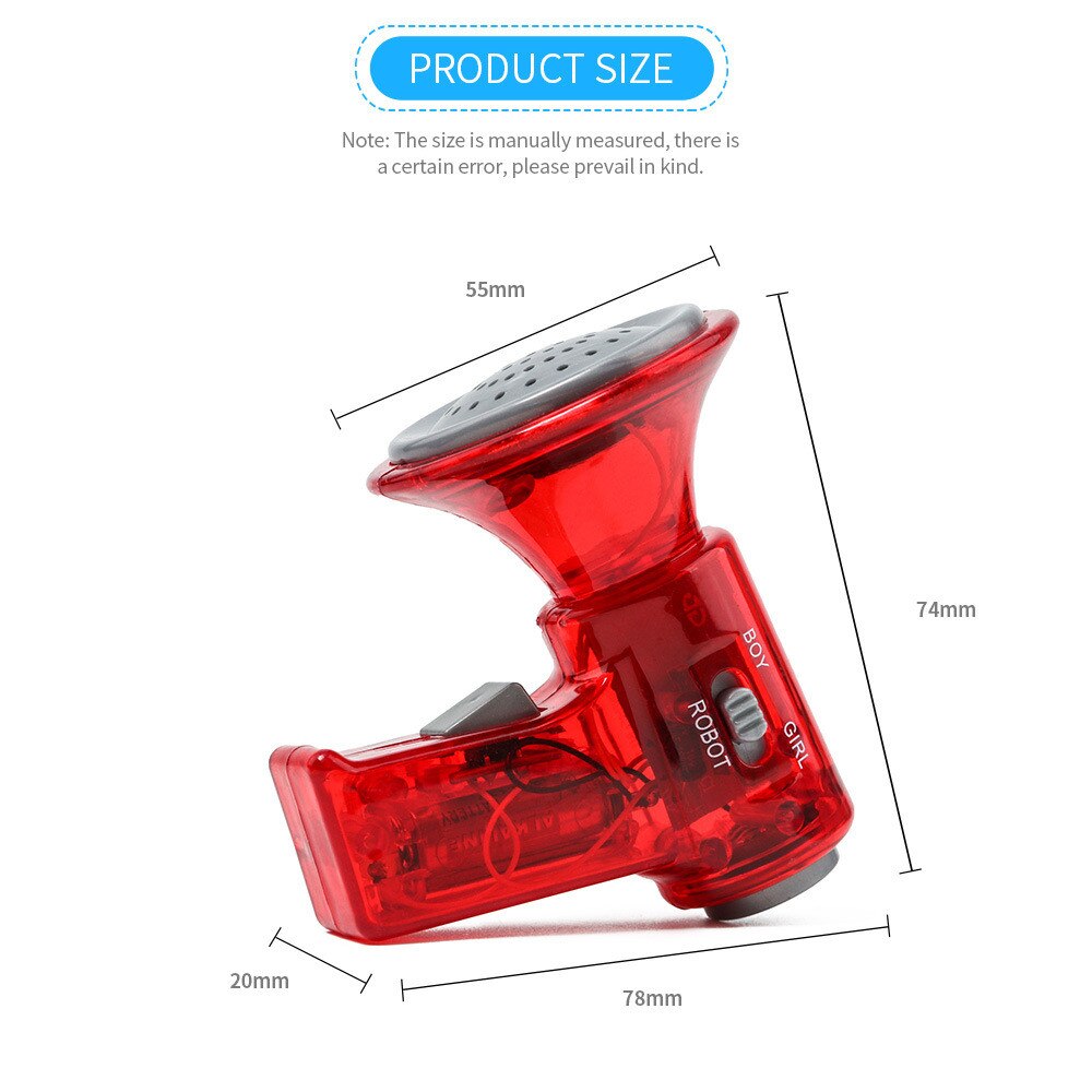 Grappige Multi Voice Changer Versterker 3 Verschillende Stemmen Fun Speelgoed Speaker Kids Educatief Kinderen Speelgoed Verjaardagscadeautjes