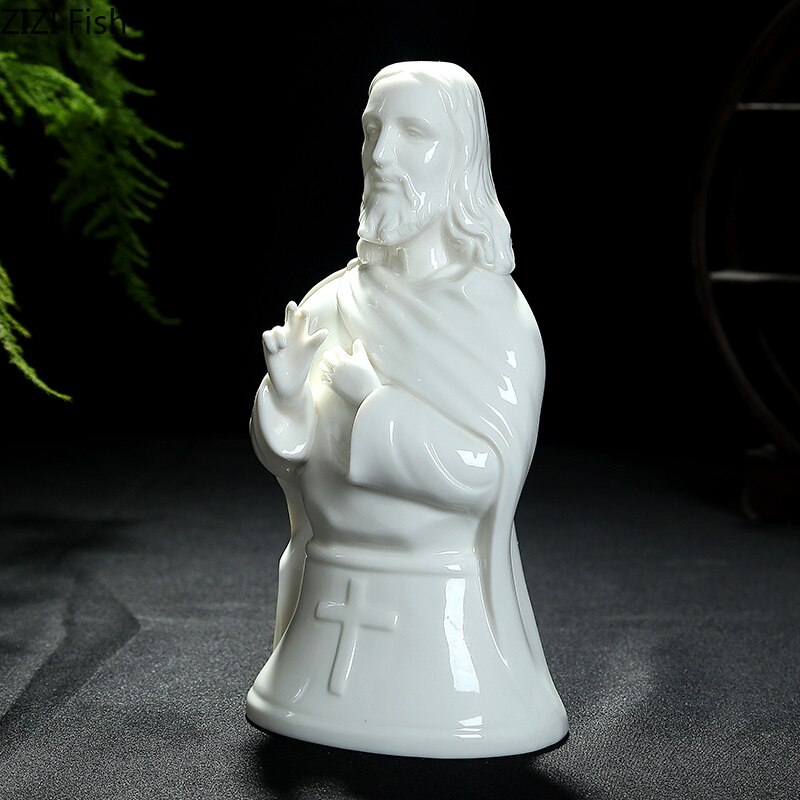 Christianity Sacred Object Ceramic Figures and Crafts Ornaments Modern Home Decoration Sculpture Christian Religious Statues