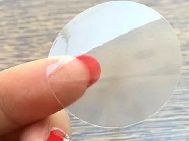 1000 pcs Envelope-Box Closure Transparent Sticker 3x3 cm 461464305