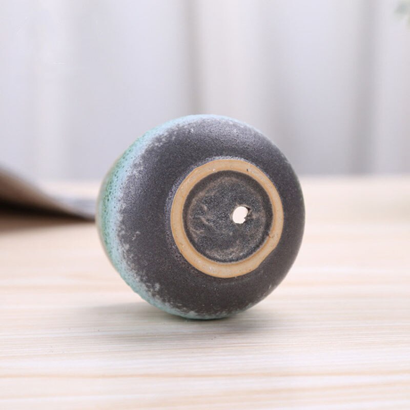 Stijl Keramische Bubble Glazuur Duim Bloempot Mini Vetplanten Bloempot Pocelain Bonsai Pot met een Gat Huis Tuin