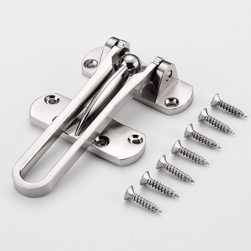 Guard Against Theft Buckle Hasp Lock Buckle Room Door latch Hotel Security Chain Door Chain Reverse Insurance Anti Theft Lock
