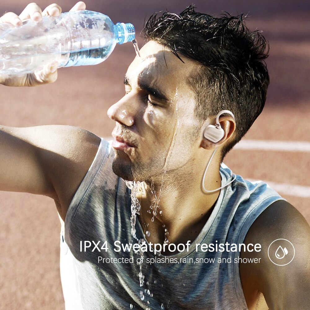 GGMM Wireless Bluetooth Earphone Headphones Sports Earbuds IPX4 Waterproof Headset With Mic Super Bass Headphones Support APT-X