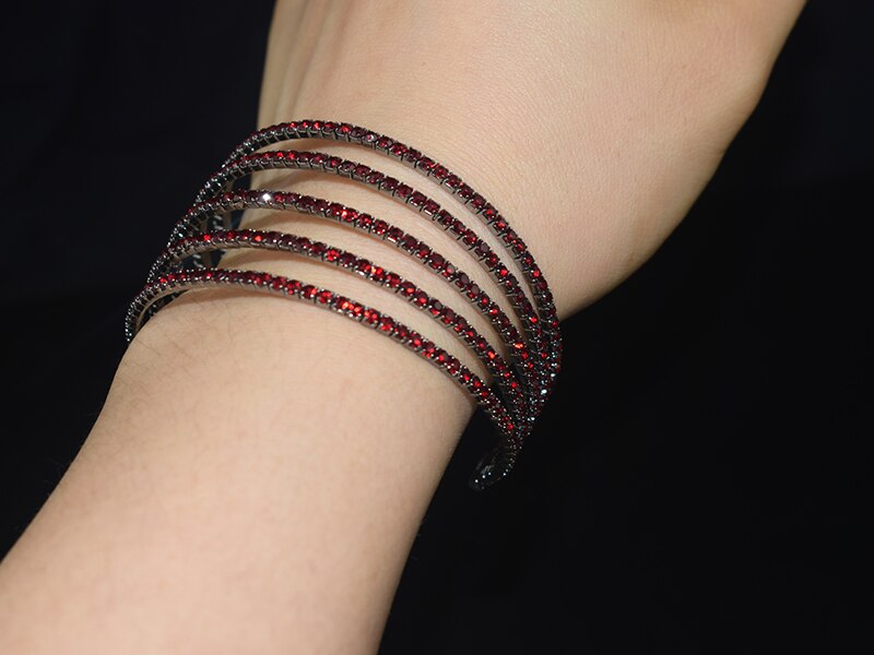 Rhinestone Cuff Bangle
