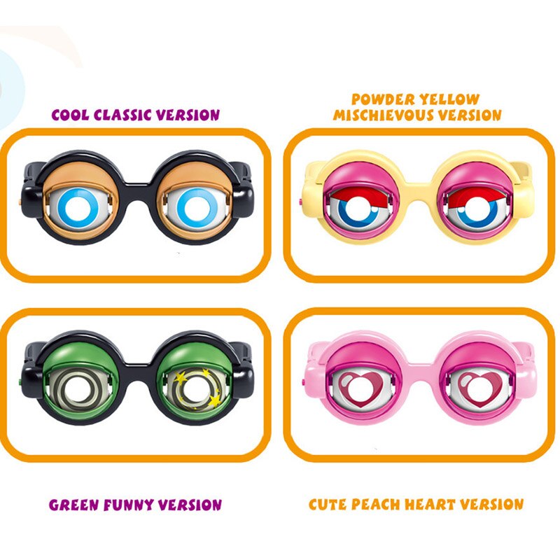 Funny Blowing Beard Staring Small Glasses Blowing Beard Moustache Big Nose Whistle Mask Glasses (random Color)