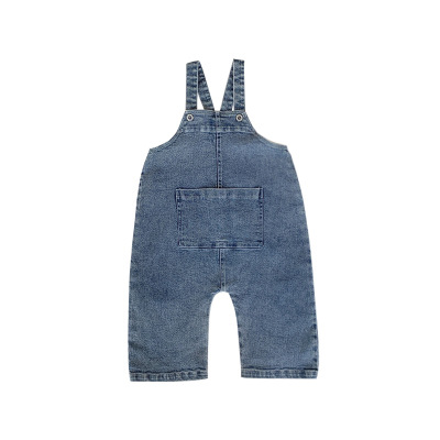 Bébé garçons filles Denim salopette enfants jean pantalons longs enfant en bas âge infantile combinaison garçon fille vêtements enfants pantalons