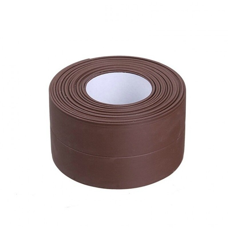 Rubber Waterproof Sealing Strip Sealant Tape Mildew Resistant Self Adhesive Toilet Gap Corner Line Sticker For Kitchen Bathroom