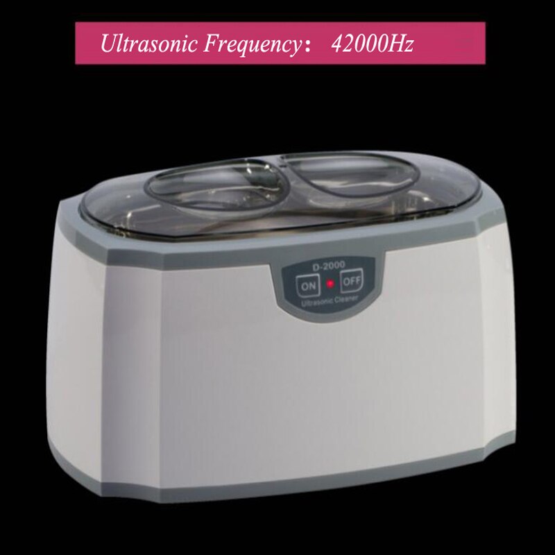 Mini Small Household Ultrasonic Cleaning Machine Ultrasonic Glasses Watch Small Jewelry Cleaning Equipment Cleaner D-2000