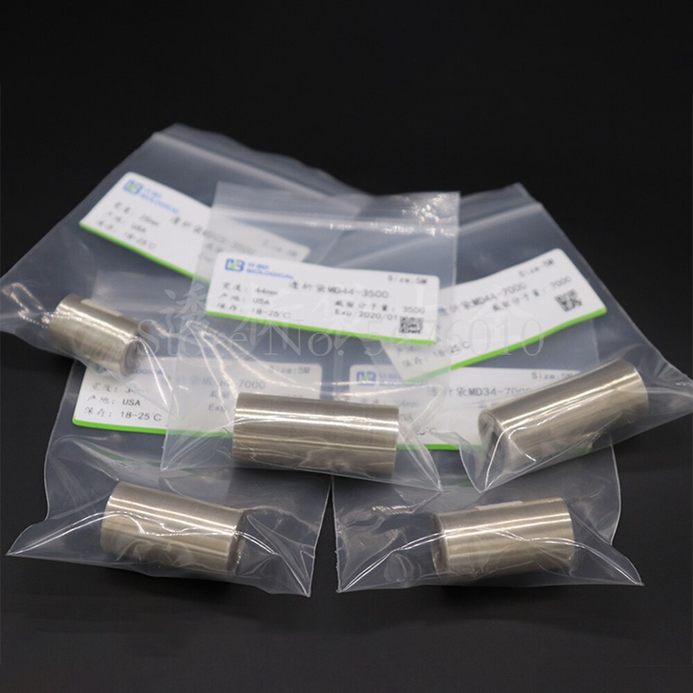 5m Regenerated Cellulose Dialysis Bag - MW500-14000 Molecular Weight Cutoff Lab Supplies