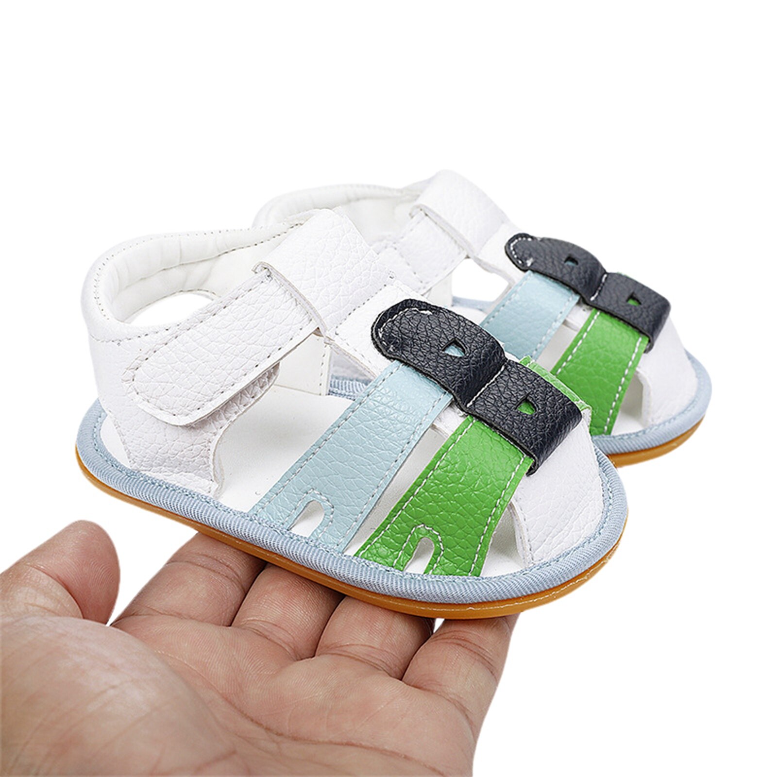 Pasgeboren Baby Sandalen Hollow Out Baby Jongens Meisjes Sandalen Klompen Schattige Kleine Kinderen Bandage Antislip Crib schoenen