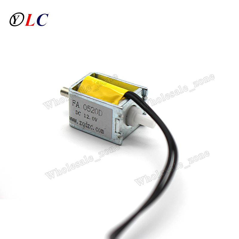 5 pcs/lot Fa0520D Normally Closed Mini Solenoid Valve Micro Electric Air Valve Aquarium DC 12V