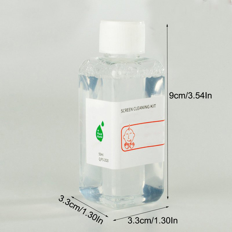 50Ml Draagbare Laptopmonitor Mobiele Telefoon Schermreiniging Vloeistof Universele Vervangende Reiniger Glazen Schermreinigingstools