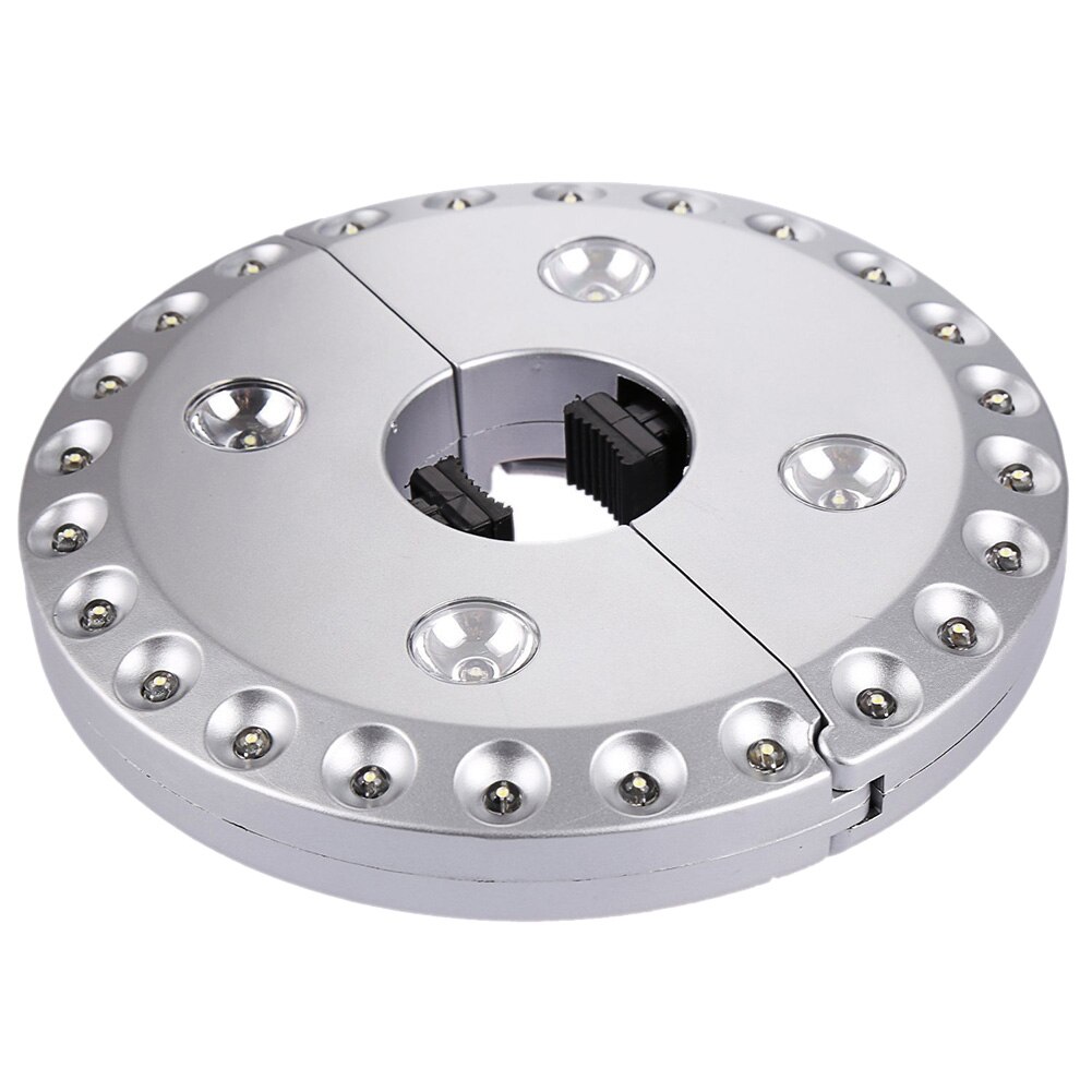 24+4 led multifunktions paraplylys udendørs krog led lumen campinglys ghs 99