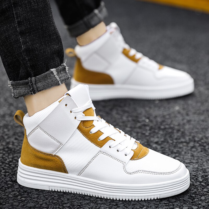 Män skateboard sneakers skor män atletisk sport skor män cool bullock plein skor märke promenader tränare skor