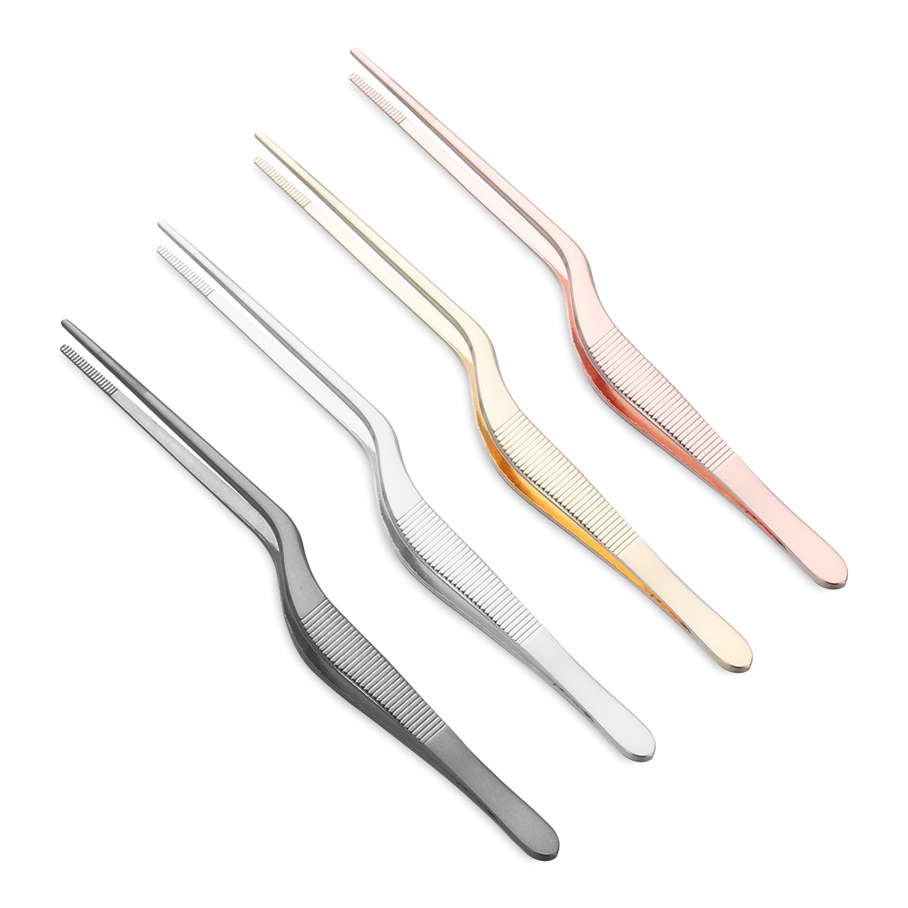 Pince à viande en acier inoxydable | 14cm pince à BBQ pinces à Barbecue outils de cuisine, pince à viande de poisson outils