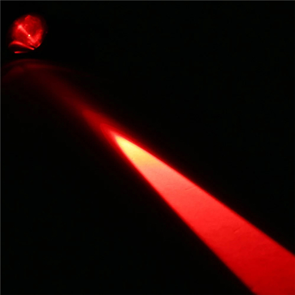 Alien 5W Led Beam Spotlight Pinspot Licht Spiegel Ballen Dj Disco Party Kerst Dance Terug Verlichting Podium Verlichting effect: Rood / eu stekker