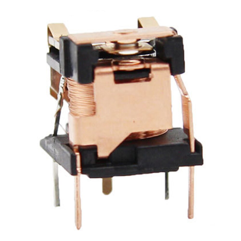 10Pcs 12V DC Power Relay Coil T78 5 Pins Mini Electromagnetic PCB Power Relay Type In stock Black Automobile relay Set