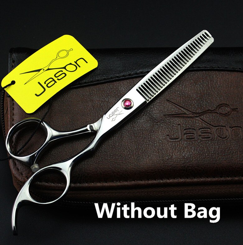 Jason-ciseaux de coiffure de supérieure, JP 440C, outil pour couper les cheveux, 306 #6'': One Thinning No Bag