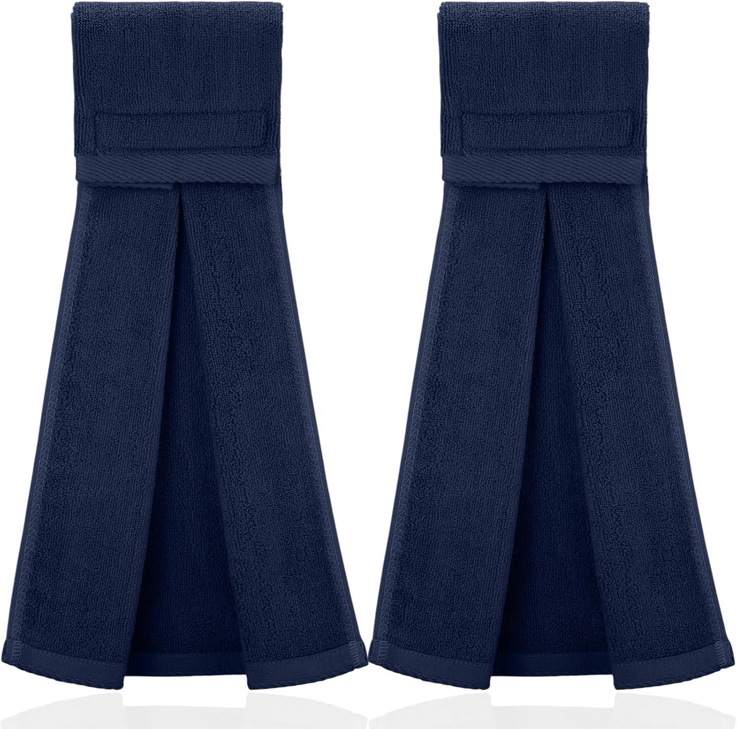 2 stück baumwoll-Sport-fußballhandtücher mit verschluss, schweißhandtücher für Sport, fitnessstudio, herren und damen (weiß): Grau