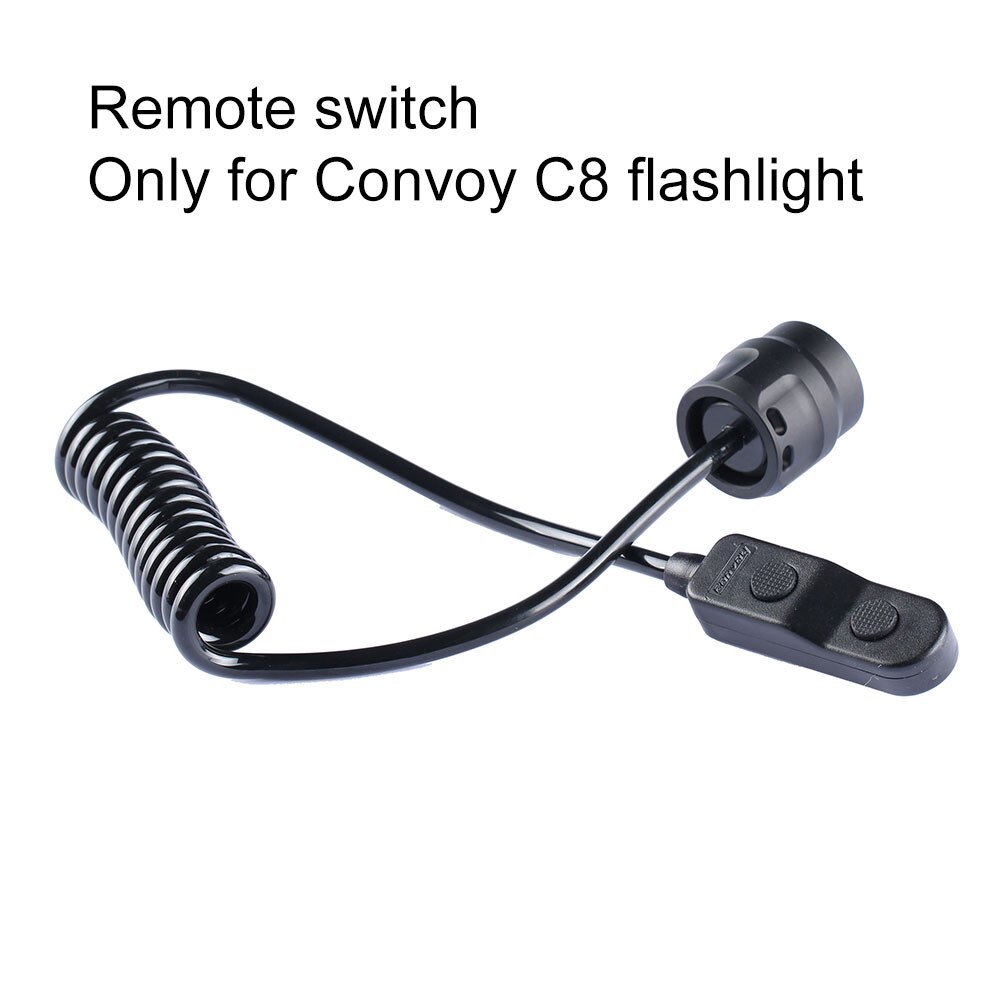 Konvoi Maus Schwanz C8/C8 + Starke Licht Taschenlampe Maus Schwanz Mit Draht Kontrolle Schalter Zu Verlängern sterben Taschenlampe fernbedienung Schalter: Ursprünglich Titel