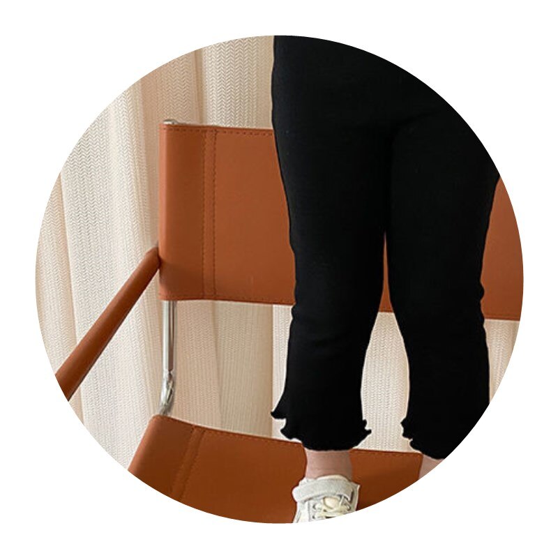 Koreaanse Versie Flared Broek Herfst Kleding Voor Kids Plaid Slanke Meisjes Broek Lente Uitloper Leggings Bell Bottoms Kinderen