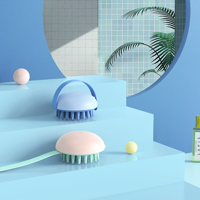 Xiaomi silicone testa corpo cuoio capelluto massaggio spazzola silicone shampoo spazzola capelli lavaggio pettine doccia spazzola bagno terme massaggio spazzola