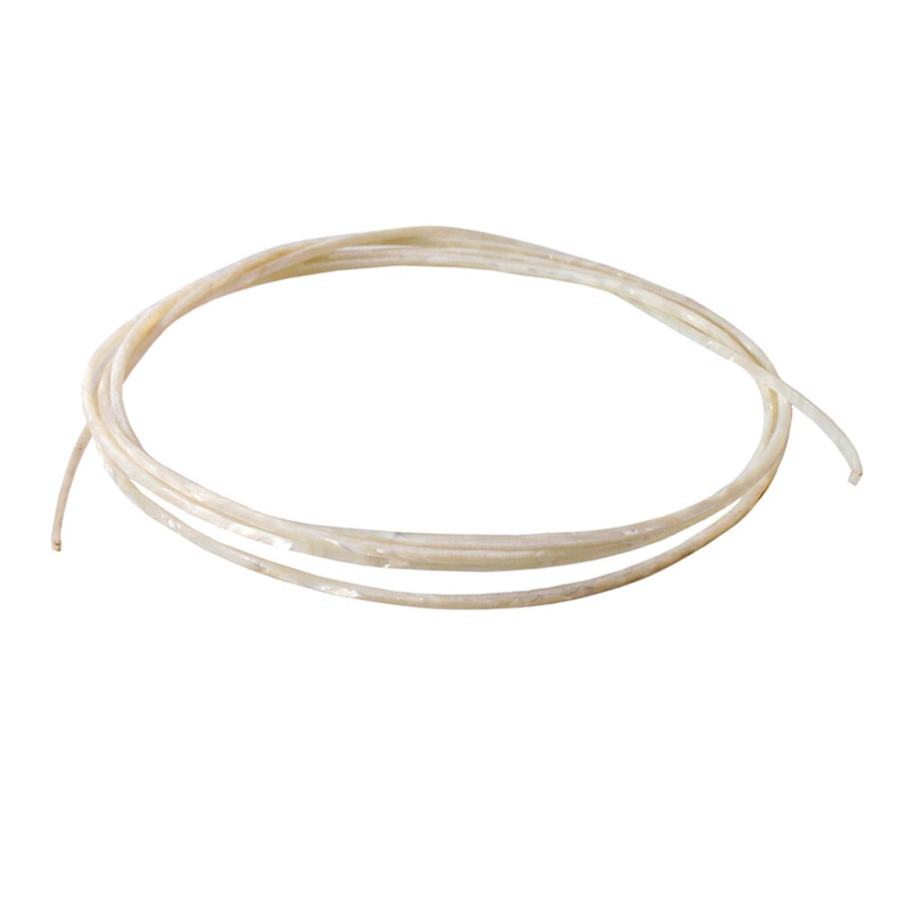 Guiar Binding Purfling Strips Edge Trim Inlay Body Project for Guitar Bass (White)