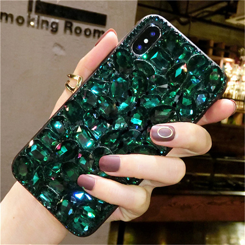 1Pcs Für Doogee N10/Y7 Fall Glitter Luxus Kristall Strass Diamant Bling TPU Telefon Fall Für Doogee N10 doogee Y7 Coque