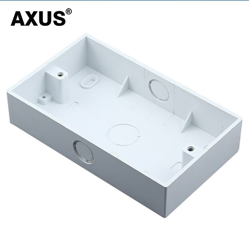 AXUS 86 Junction Box, European, British, Wall Socket, Switch Mounting Box, Flameproof Plastic Box 146 * 86mm, 86*86mm: 146 model