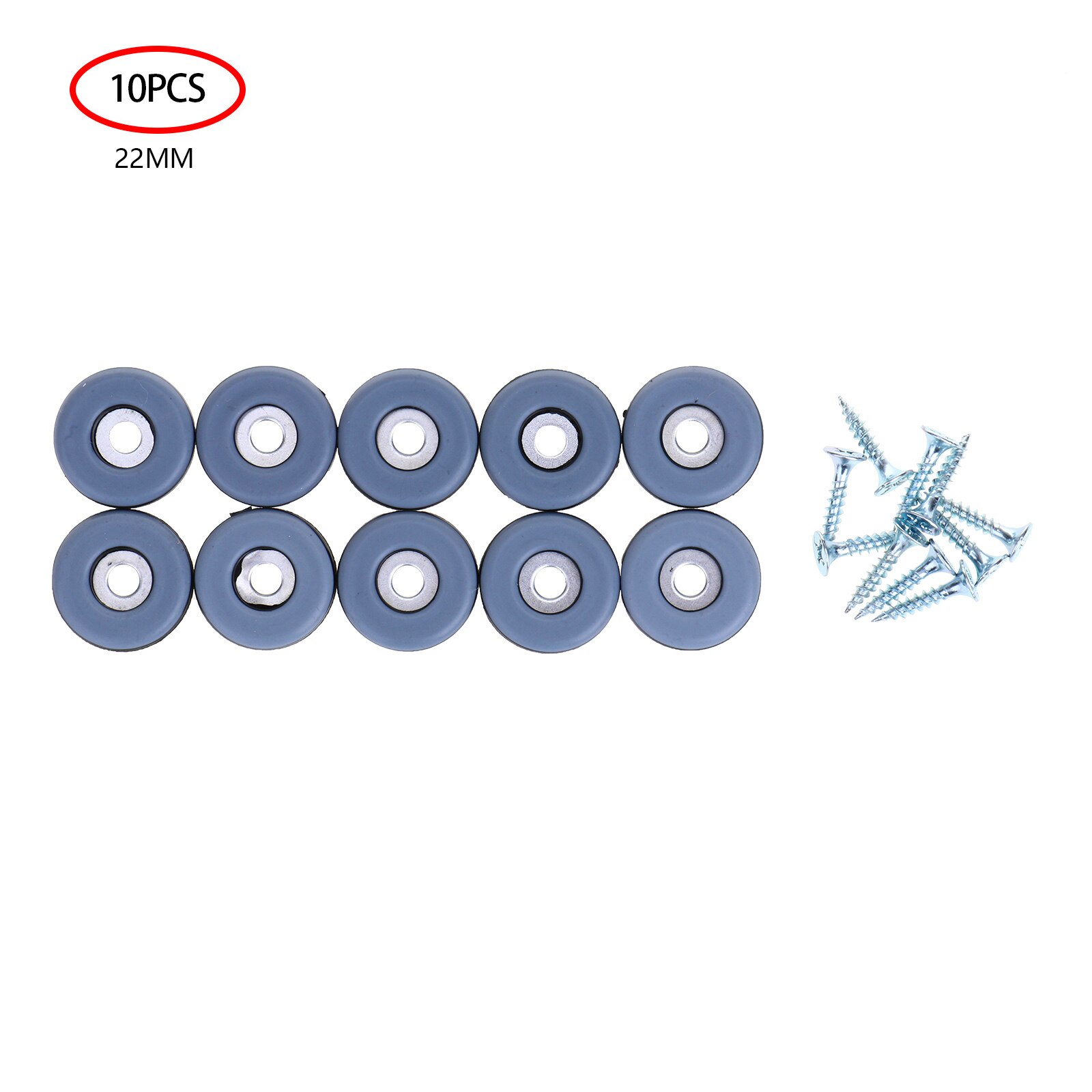 Cuscinetti antiscivolo per mobili con viti gambe per sedie da tavolo cappucci protettivi piedini in resina antiscivolo tappetini per divani: DIA22