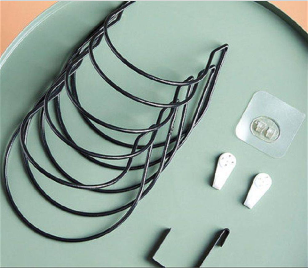 Baseball Cap Rack Hat Display Holder Door Closet Clothes Scarf Towel Round Storage Shelf Home Organizer: Black 5PCS