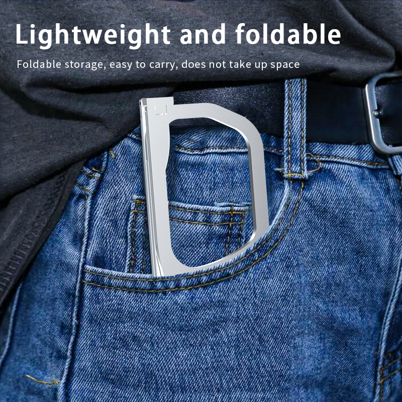 Faltbarer laptopständer aus aluminiumlegierung in brillenform, universelle notebook-halterung für 16in laptops, ipads und tablets zum lesen und arbeiten