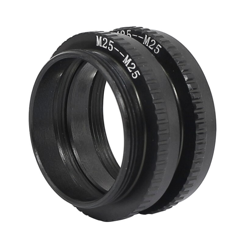 Adaptateur de lentille d&#39;objectif de Microscope 6.5mm, filetage de montage de l&#39;anneau M25 à M25