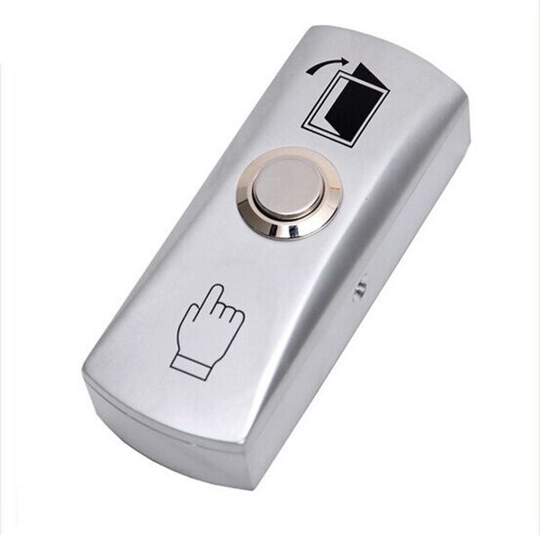Exit button for Access control zinc alloy Material the Bottom Box Door Push Exit Door Release Button Switch