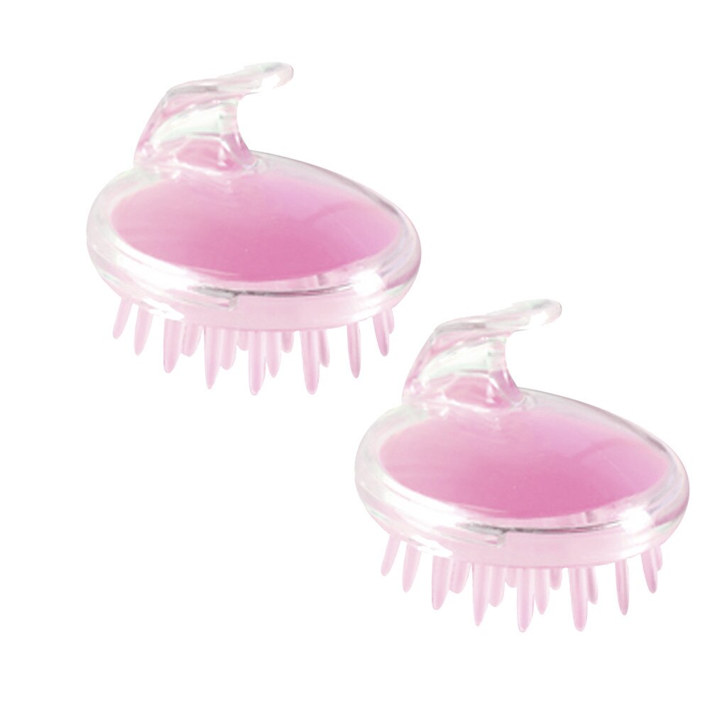 2Pc Siliconen Head Body Massager Shampoo Hoofdhuid Massage Borstel Siliconen Hoofd Shampoo Reiniging Massage Borstel Body Douche Borstel # nd