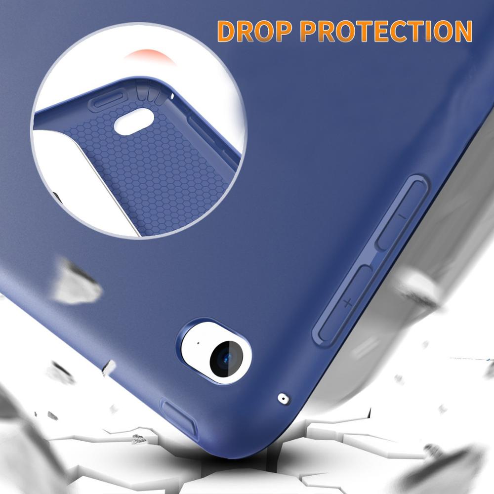 Etui til apple ipad air 1 a1474 a1475 9.7 tommer smart tablet cover til ipad air 1 1474 1475 9.7 '' flip cover silikone soft shell