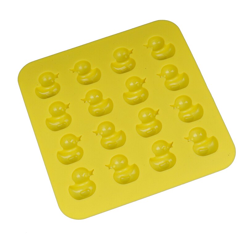 Moule en Silicone de canard mignon, bricolage, glace au chocolat, Biscuit, bonbons, outil de gâteau, en Silicone