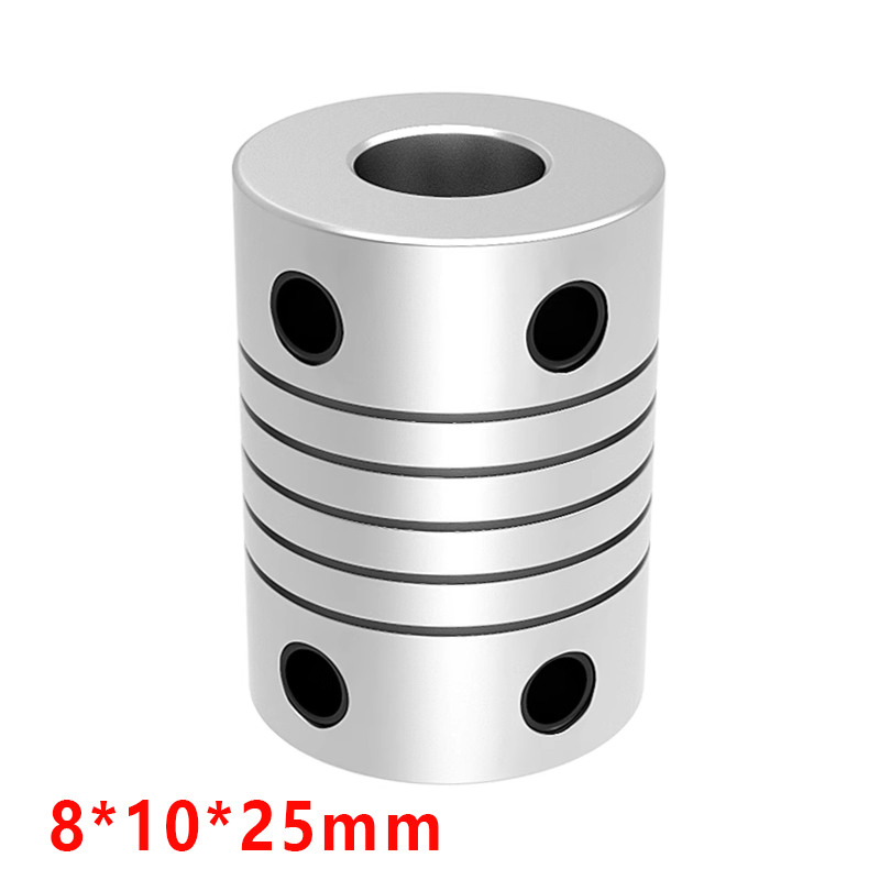 D19xL25 Aluminium Flexible Jaw Shaft Coupling 3 4 5 6 6.35mm 8mm 10mm CNC Stepper Motor Coupler Encoders Engraving Machine