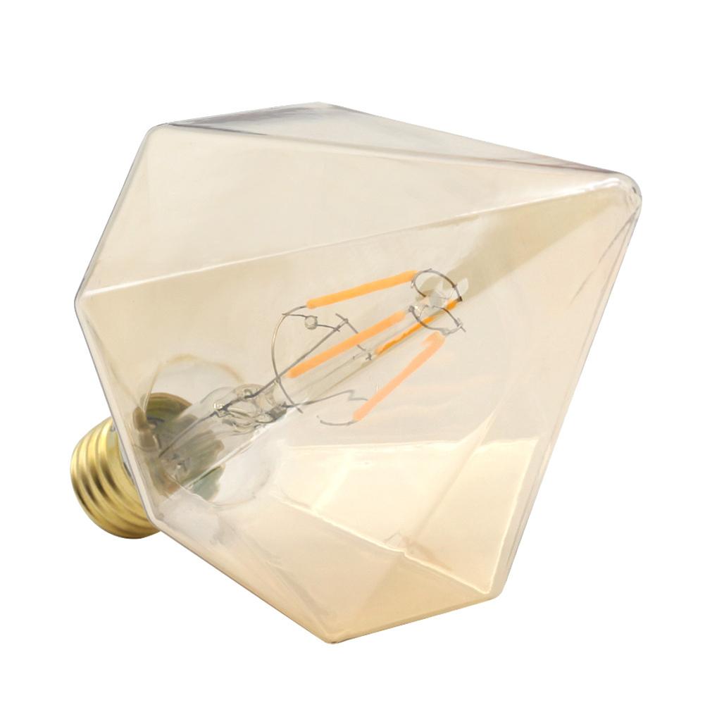 Lamp Retro Vintage LED Diamond Lamp Met Warm Wit Licht Hoge Helderheid Spiraal Gloeidraad Gloeilamp