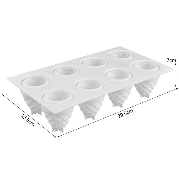Béton Silicone moules fabricant de béton Beton décor moules à la main béton décoration pommes de pin Silicone moule