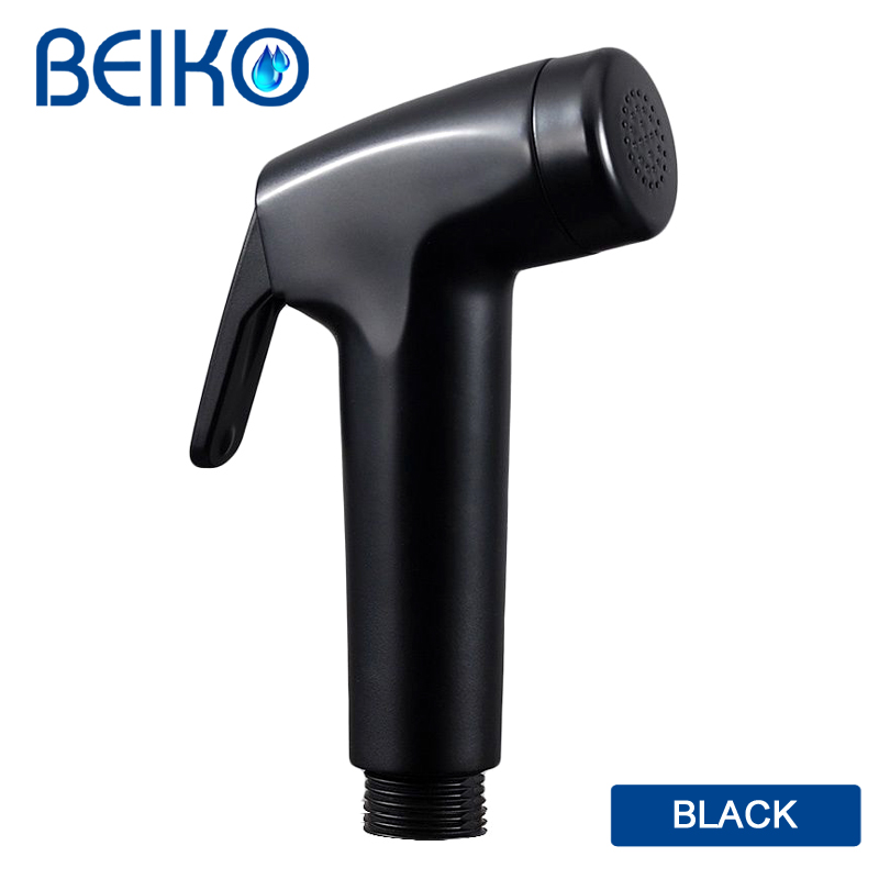 Pvc Handheld Bidet Sproeier Hand Bidet Kraan Voor Badkamer Handspuit Douchekop Zelfreinigende Accessoires: Spray gun - Black