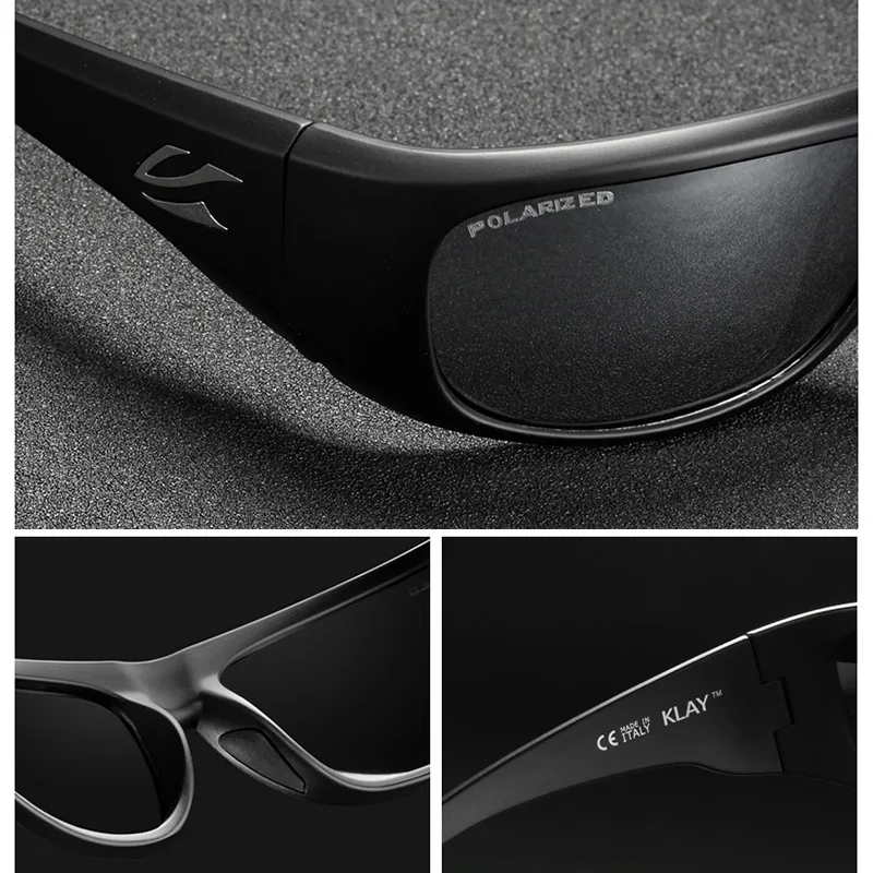 KAENON Klay Polarized Sunglasses for Men Outdoor Classic Casual Glasses TR90 Frame Sports Fishing Driving Eyewear