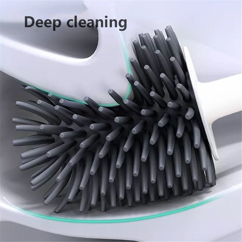 Bad Toilette Bürste Nein tot Ecke waschen Toilette Bürste lang handhaben zu tot Ecke Sanft Fell Mauer-montiert Heimat Toilette Reinigung einstellen