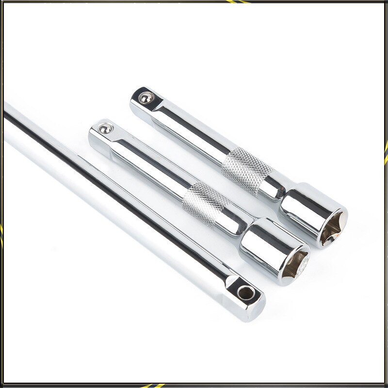 Socket ratchet wrench extension bar 1/4" 3/8" 1/2" crv 50/75/100/125/150/250mm long bar