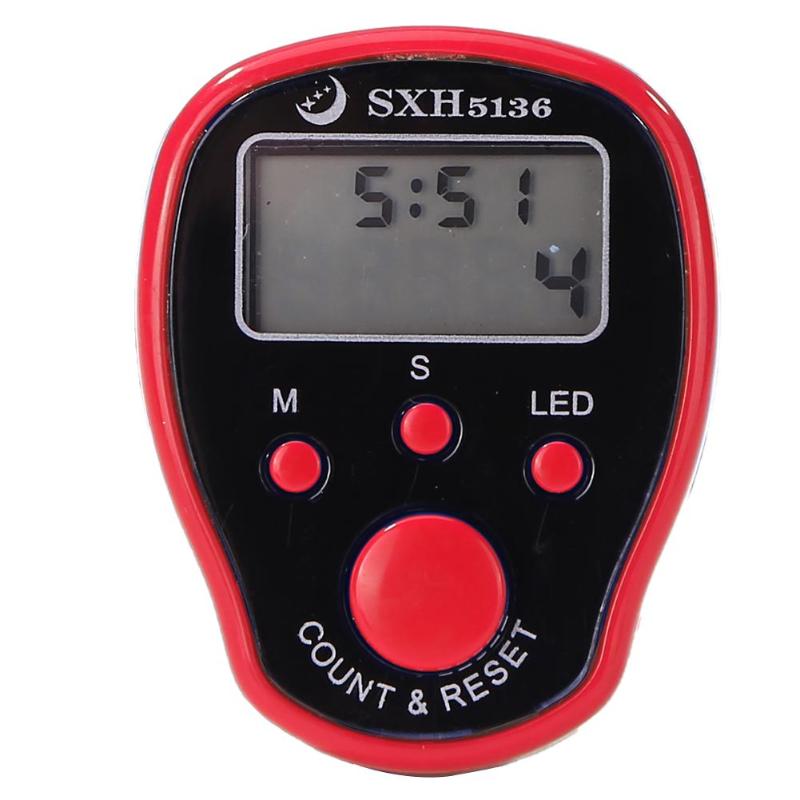 0-99999 pantalla LCD contador de dedos LED luminoso contador de Cuentas electrónico