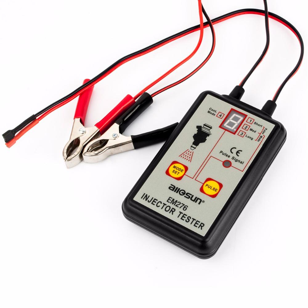 THIKPO Testeur D'Injecteur De Carburant 12V - Kit Nettoyage Injecteurs EFI GDI Avec 8 Modes Et 4 Adaptateurs