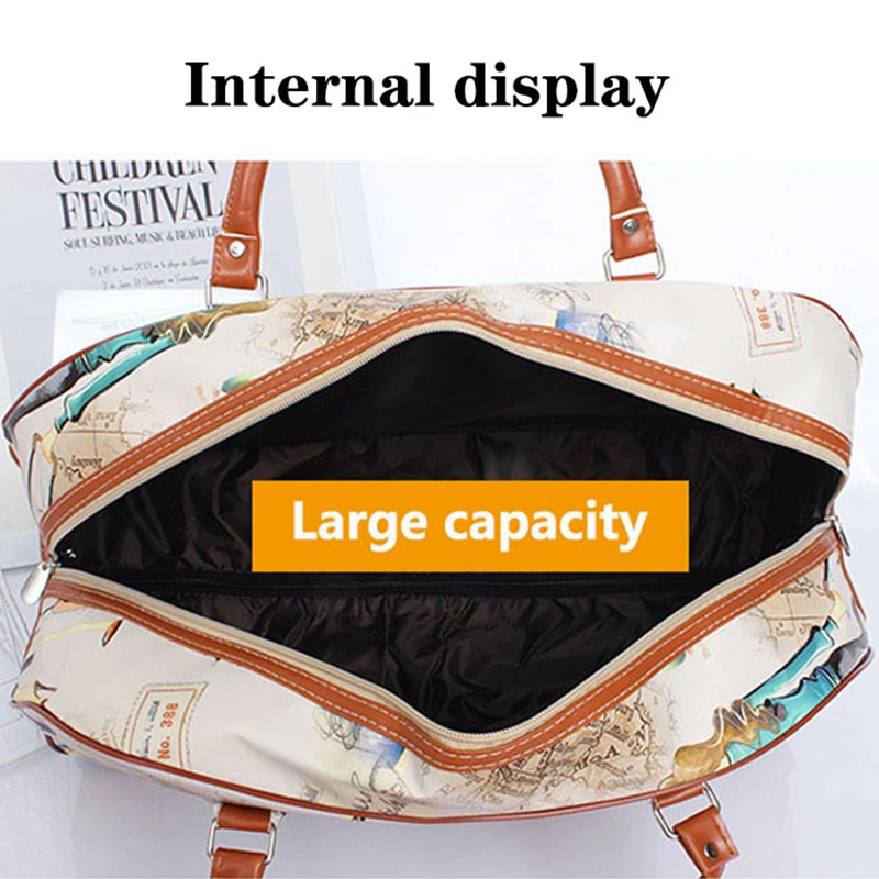 Trolley-Reisekoffer, Reisetasche, Handgepäck, wasserdichter Trolley-Koffer, große Kapazität, Roll-Reisetasche auf Rädern, Boarding-Tasche