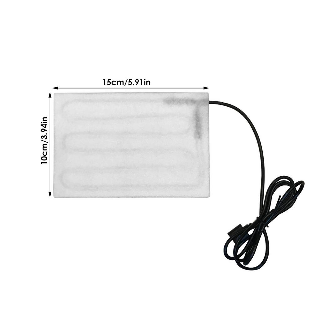 Carbon Fiber Verwarming Plaat Riem Verwarming Plaat Cervicale Kussen Usb Powered Verwarmd Pad Elektrische Verwarming Stof Voor Vest Kleding