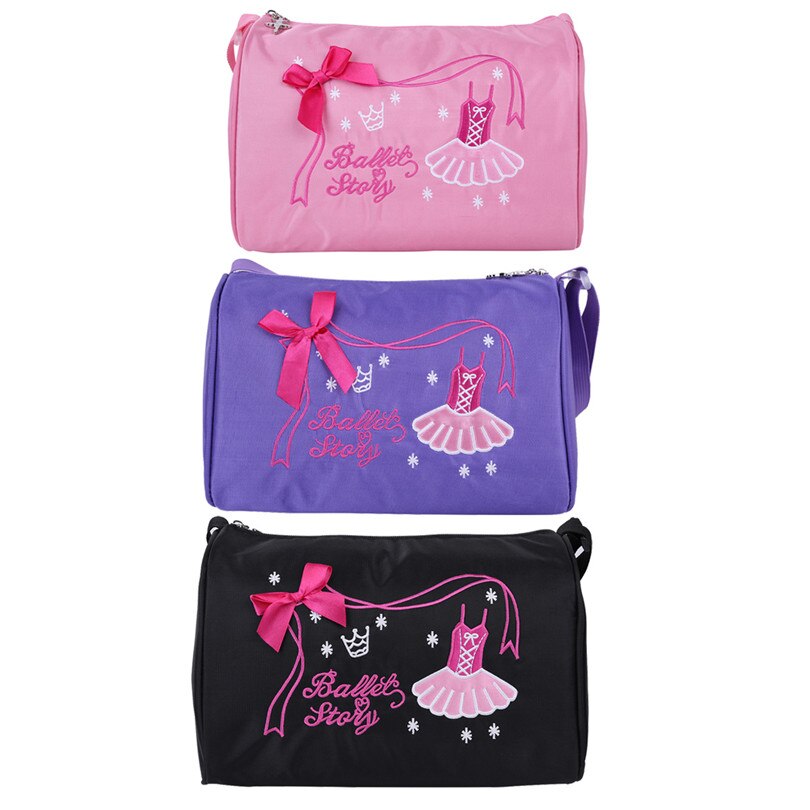 Bolso de Ballet Feeshow Ballerina, bolso de baile para niñas, bolso de hombro Adorable para bailarina de Ballet, bolsas de Ballet para actuación de Ballet para niñas